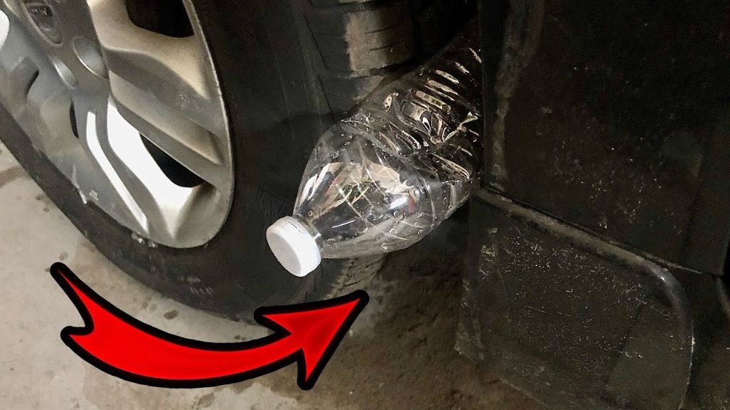 Why Put a Bottle on Your Car Tire