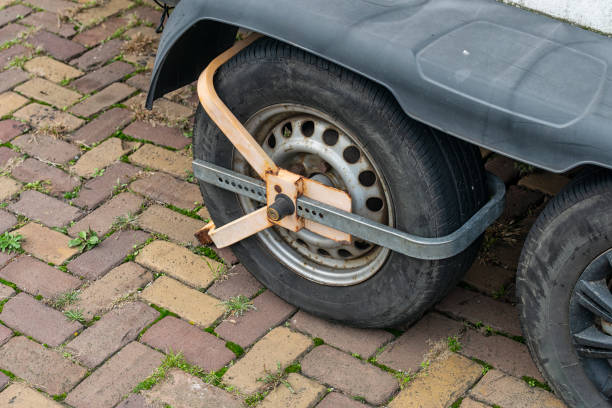 attached to a rear tire of a vehicle