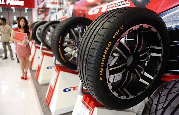 GT Radial tires on display