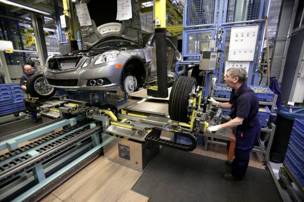 installation process of car tires