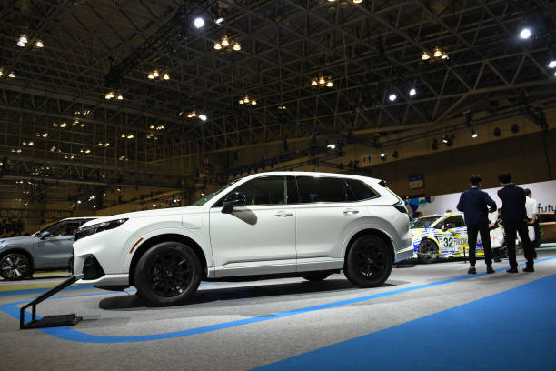 brand new white color Honda CRV