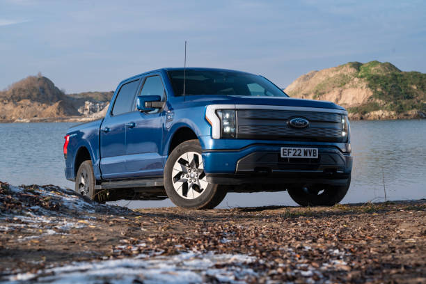 blue color Ford F150