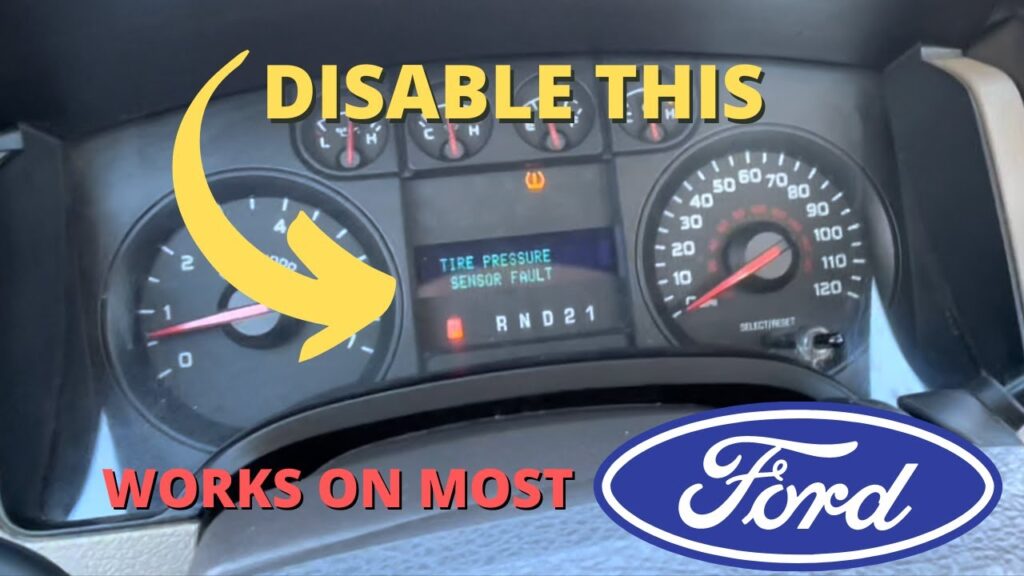 How to Disable Tire Pressure Light