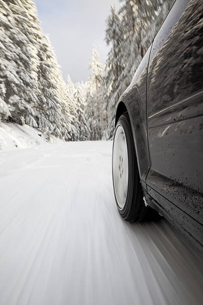 car in ice road