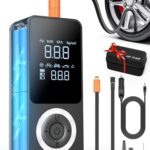 Digital Cordless Tire Inflator Portable Air Compressor