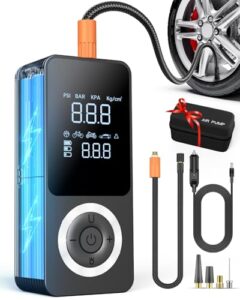 Digital Cordless Tire Inflator Portable Air Compressor